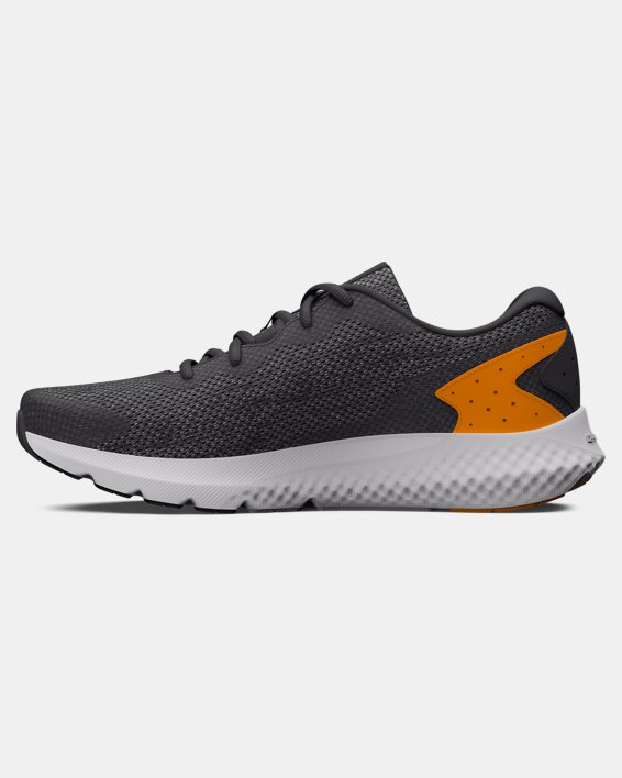 Men's UA Charged Rogue 3 Knit Running Shoes in Gray image number 1